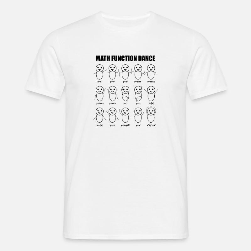 Math Function Dance - T-shirt Homme - blanc
