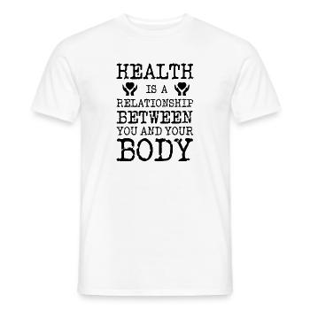gesunde Ernährung - Männer T-Shirt - Weiß - Vorne - AI Model Male 178 dark (178cm)