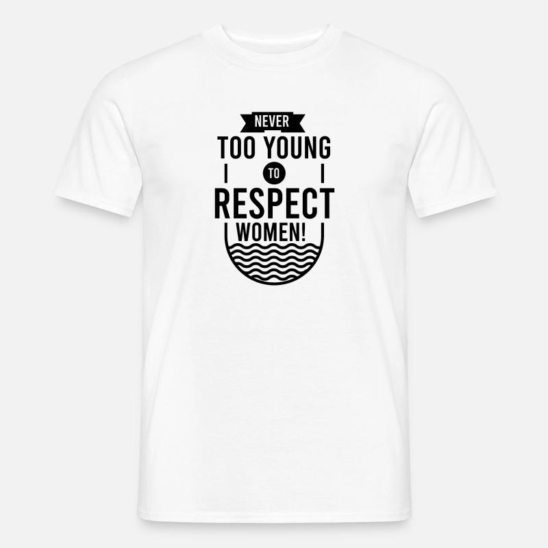 Feminismus - Männer T-Shirt - Weiß