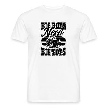 Farm Agriculture - Men's T-Shirt - white - Front - AI Model Male 178 dark (178cm)