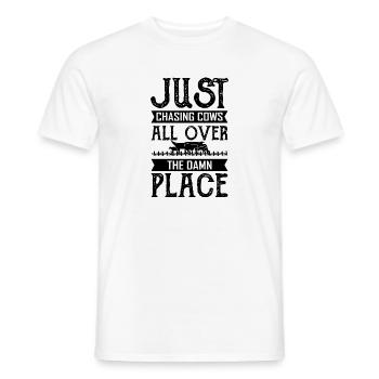 Farm Agriculture - Men's T-Shirt - white - Front - AI Model Male 178 dark (178cm)