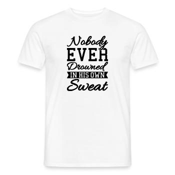 Success motivaton - Men's T-Shirt - white - Front - AI Model Male 178 dark (178cm)