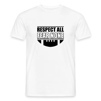 Football américain - T-shirt homme - blanc - Devant - AI Model Male 178 dark (178cm)