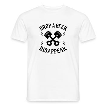 Moto - T-shirt homme - blanc - Devant - AI Model Male 178 dark (178cm)
