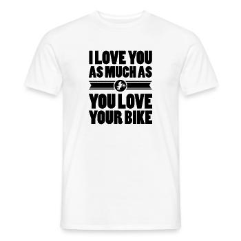 Moto - T-shirt homme - blanc - Devant - AI Model Male 178 dark (178cm)