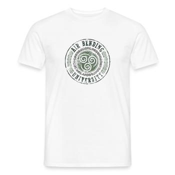 Air bending university - Männer T-Shirt - Weiß - Vorne - AI Model Male 178 dark (178cm)