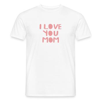 Fête des mères - T-shirt homme - blanc - Devant - AI Model Male 178 dark (178cm)