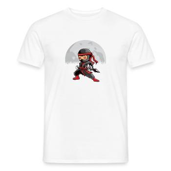 Ninja World - Männer T-Shirt - Weiß - Vorne - AI Model Male 178 dark (178cm)