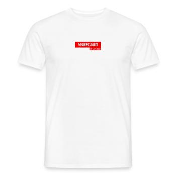 Wirecard - I was there - Men's T-Shirt - white - Front - AI Model Male 178 dark (178cm)