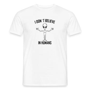 Funny Quote - Männer T-Shirt - Weiß - Vorne - AI Model Male 178 dark (178cm)