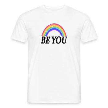 arc en ciel - T-shirt homme - blanc - Devant - AI Model Male 178 dark (178cm)