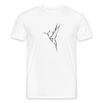 origami - T-shirt homme - blanc - Devant - AI Model Male 178 dark (178cm)