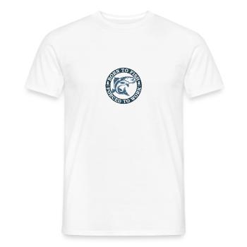 Fishermen fish fresh fish - Men's T-Shirt - white - Front - AI Model Male 178 dark (178cm)