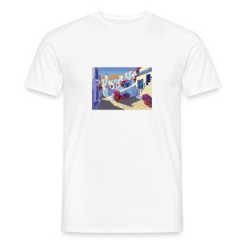 Griechenland - Männer T-Shirt - Weiß - Vorne - AI Model Male 178 dark (178cm)
