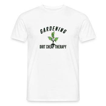 Garden - Männer T-Shirt - Weiß - Vorne - AI Model Male 178 dark (178cm)