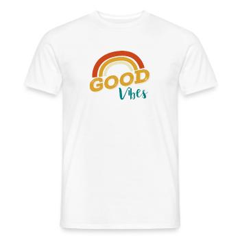 Good Design is about all other gift - Men's T-Shirt - white - Front - AI Model Male 178 dark (178cm)