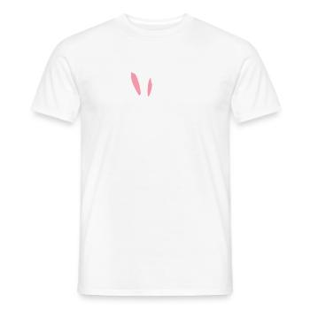Ears Couple Easter Mr - Men's T-Shirt - white - Front - AI Model Male 178 dark (178cm)