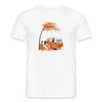 Die schönste Zeit des Jahres, Camping Shirt - Männer T-Shirt - Weiß - Vorne - AI Model Male 178 dark (178cm)