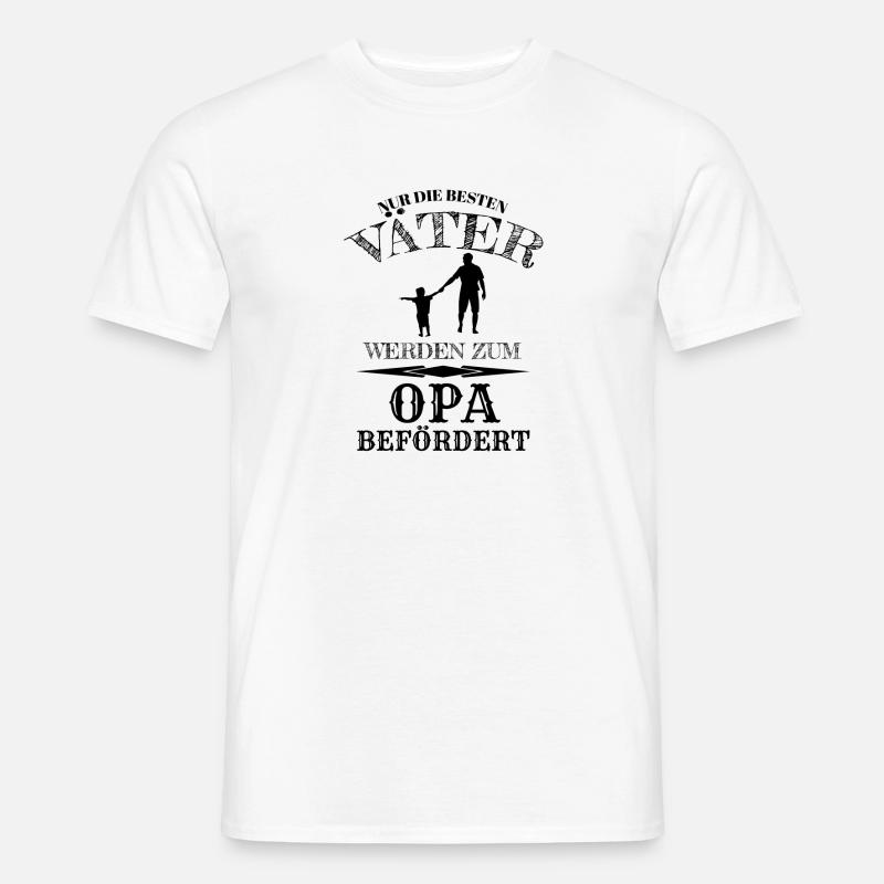 Vatertag (Opa) - Männer T-Shirt - Weiß