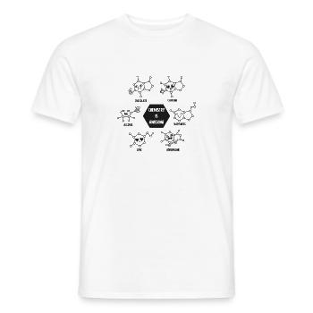Chemistry is awesome Geschenk Science - T-shirt homme - blanc - Devant - AI Model Male 178 dark (178cm)