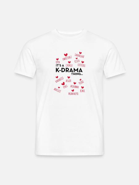 It's a K-Drama Thing | Korean Words product - Männer T-Shirt - Weiß