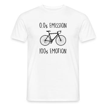 bicycle - Men's T-Shirt - white - Front - AI Model Male 178 dark (178cm)