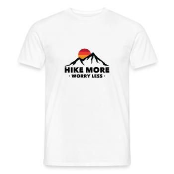 mountains - Men's T-Shirt - white - Front - AI Model Male 178 dark (178cm)
