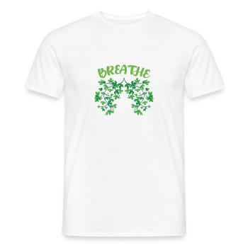 Durabilité - T-shirt homme - blanc - Devant - AI Model Male 178 dark (178cm)