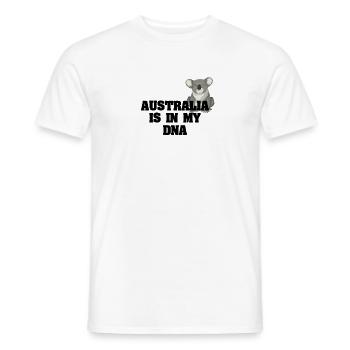 Australien ist in meiner DNA australisch - Männer T-Shirt - Weiß - Vorne - AI Model Male 178 dark (178cm)