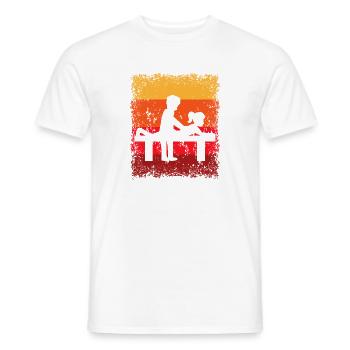 Physiotherapie Physiotherapeut Massage Masseur - Männer T-Shirt - Weiß - Vorne - AI Model Male 178 dark (178cm)