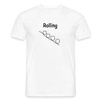 Pierres - T-shirt homme - blanc - Devant - AI Model Male 178 dark (178cm)
