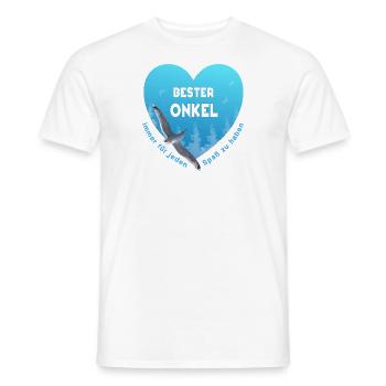 bester Onkel - Männer T-Shirt - Weiß - Vorne - AI Model Male 178 dark (178cm)