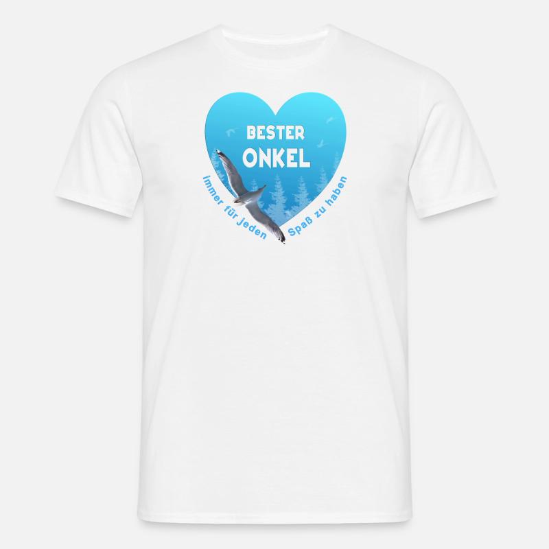 bester Onkel - Männer T-Shirt - Weiß