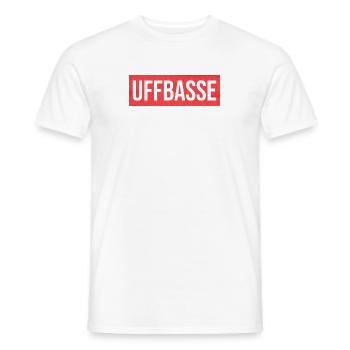 Pfalz Uffbasse Pfälzer - Männer T-Shirt - Weiß - Vorne - AI Model Male 178 dark (178cm)