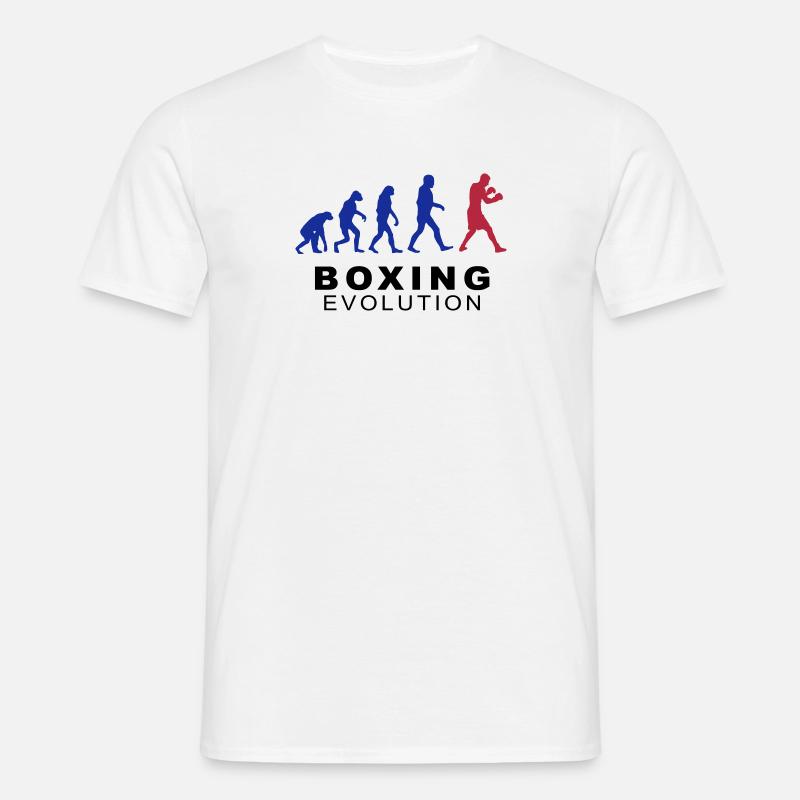 Boxing evolution - Men's T-Shirt - white