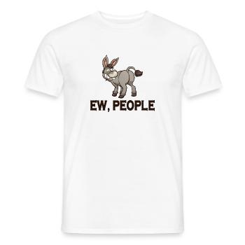 Esel Mama - Männer T-Shirt - Weiß - Vorne - AI Model Male 178 dark (178cm)