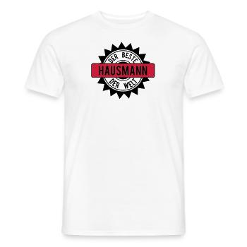der beste hausmann 2c - Männer T-Shirt - Weiß - Vorne - AI Model Male 178 dark (178cm)