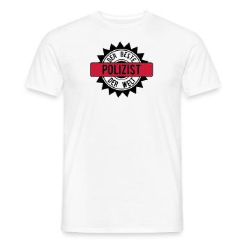 the best cop 2c - Men's T-Shirt - white - Front - AI Model Male 178 dark (178cm)