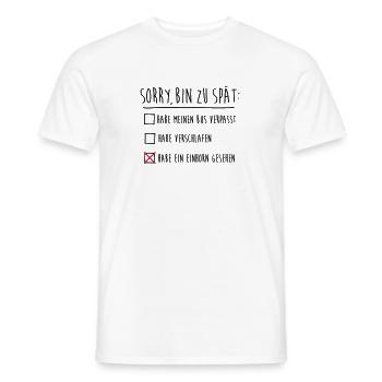 Einhorn - Männer T-Shirt - Weiß - Vorne - AI Model Male 178 dark (178cm)