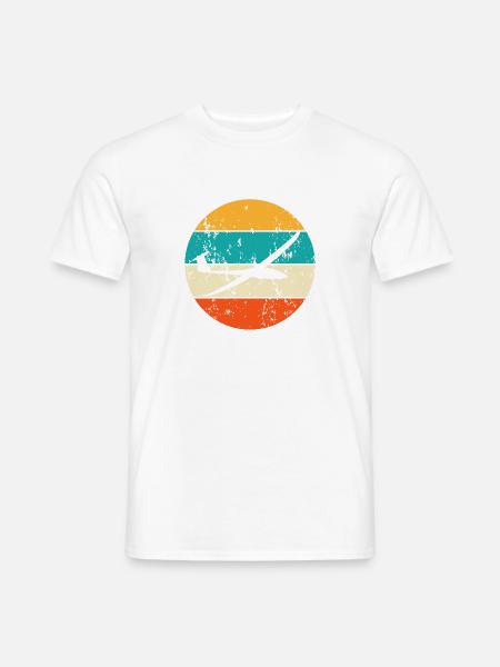 Segelflugzeug Pilot Segelflieger Segelfliegen - Männer T-Shirt - Weiß