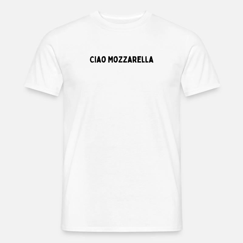 Ciao Mozzarella - T-shirt homme - blanc