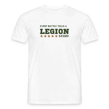 Legion-Schlachtgeschichte - Männer T-Shirt - Weiß - Vorne - AI Model Male 178 dark (178cm)