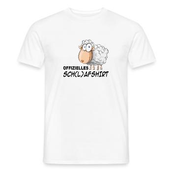 Offizielles (l)afshirt - Männer T-Shirt - Weiß - Vorne - AI Model Male 178 dark (178cm)