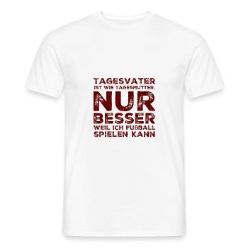 Père de famille Cadeau Idée cadeau - T-shirt homme - blanc - Devant - AI Model Male 178 dark (178cm)