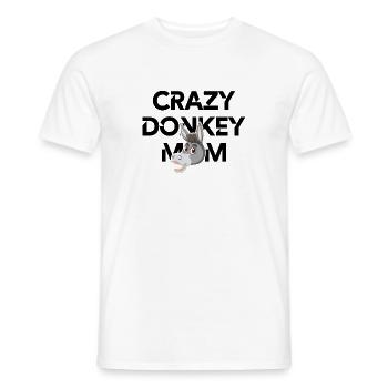 Esel Mama - Männer T-Shirt - Weiß - Vorne - AI Model Male 178 dark (178cm)