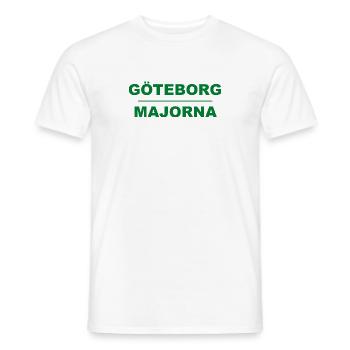 Göteborg Majorna – Grün-schwarzes Design - Männer T-Shirt - Weiß - Vorne - AI Model Male 178 dark (178cm)