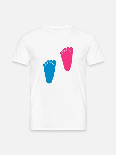 Kleines Mädchen, garcon1 - Männer T-Shirt - Weiß