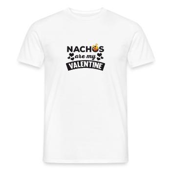 Nette Nachos sind mein Valentinsgruß-T-Shirt - Männer T-Shirt - Weiß - Vorne - AI Model Male 178 dark (178cm)