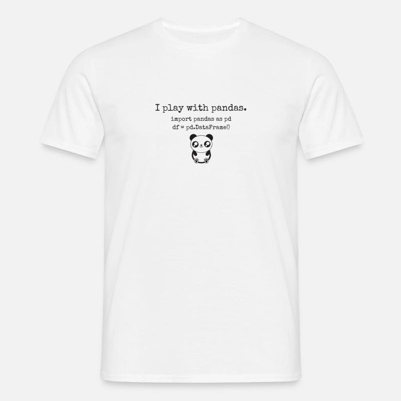 Für Data Scientists und Python-Programmierer - Männer T-Shirt - Weiß