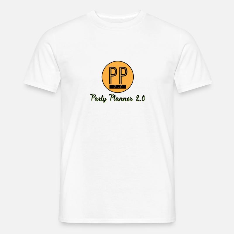 PARTY PLANNER 2 0 - Männer T-Shirt - Weiß